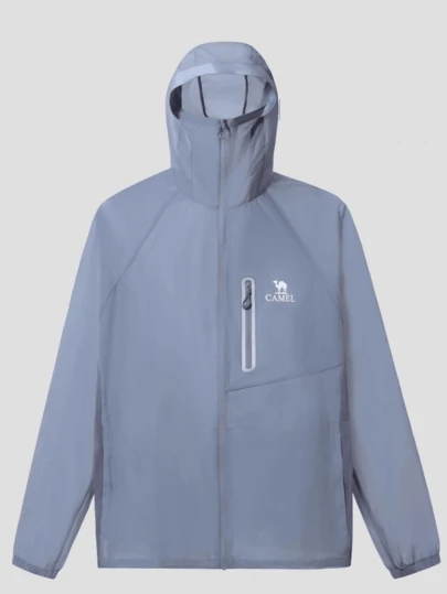 CAMEL CROWN Men's Outdoor Sun Protection Jacket, UV-Resistant, Water-Repellent, Cooling, Moisture-Wicking, And Quick-Drying. Suitable For Spring And Summer. Unisex Style.