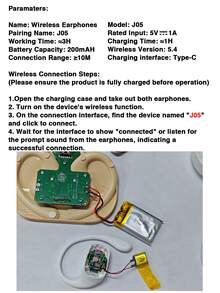 GENAI Słuchawki bezprzewodowe z otwartym uchem, z cyfrowym wyświetlaczem i etui ładującym, douszne słuchawki z zaczepami na uszy, odpowiednie do biegania, chodzenia i ćwiczeń - Wielokolorowe - Zobacz 12