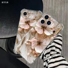 Esta funda para teléfono con estampado floral rosa y mármol es compatible con diversos modelos de teléfono, como OPPO Reno 16E/15/14/13/12/11/PRO/PLUS/PROMAX/MINI, S/A/M/NOTE, S/G/EDGE/E, Transition Spark/HANTOM/CAMON/INFINIX, Honor 400/PLAY/X/Y, OPPO Reno/A/F, OPPO Reno 14/Redmi/POCO/NOTE, etc. Transparente, sencilla, elegante y duradera, está hecha de TPU. Es ideal para celebraciones como San Valentín, Halloween y Navidad, y es ideal para uso personal o como regalo. - transparente - Ver 8