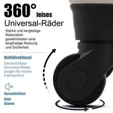 Hard Shell, Roller Case, Suitcase, Four Wheels, ABS, With Combination Lock, 41.5 * 27.5 * 59, Black-Grey Gradient - Black - View 5