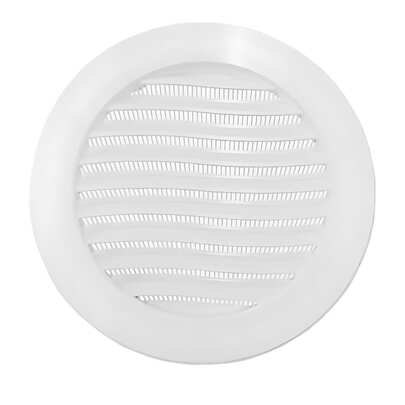 Grade de Ventilação Redonda DN 200 Joinsul com Tela Anti-Insetos e Anti-UV