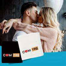 1pc 30*30cm Embroidered Letter Funny Washcloth, Suitable As Gift For Boyfriend, Wedding/Honeymoon, Thanksgiving, Christmas, Valentine's Day, Partner's Birthday, Anniversary, White Elephant, Gag Gift - Multicolor - View 6