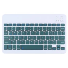 Teclado Bluetooth recargable ultra delgado, teclado inalámbrico portátil y compacto (150mAh), compatible con tabletas Galaxy Tab, teléfonos inteligentes Android Windows, teléfonos, iPad iOS, regalo de Navidad/Año Nuevo (2026) - Multicolor - Ver 13