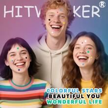 432 Pieces/Box Of Star Shaped Love Hydrogel Acne Patches, Non-Alcoholic, Odorless, Warm And Non Irritating Acne And Blemishes Covering Stickers, High-Quality Salicylic Acid And Tea Tree Oil Acne Patches, Holiday Gifts - Multicolor - View 10