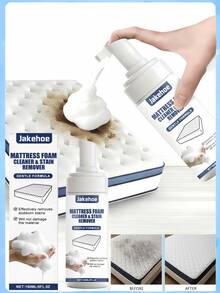 jakehoe 150毫升/300毫升床垫清洁剂，适用于床垫、地毯、窗帘、沙发，可去除油渍和污垢，多用途清洁剂，无需水洗，可渗透并分解顽固污渍，家用清洁产品 - 液體 - 查看 10