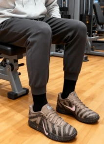 Zapatillas de baloncesto Nike Ja 3 Morant EP BB-JA cómodas y duraderas para hombre - Polvo marrón-negro - Ver 9