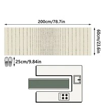 1pc Nordic INS Style Abstract Dot Pattern Rug - Minimalist Modern Cream Tone - Hallway Runner Carpet, Suitable For Bathroom, Kitchen, Entryway, Corridor, Bedside, Living Room, Bedroom, Etc. Soft Washable Rug, Home Decor - Multicolor - View 14