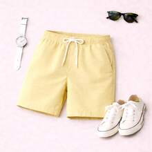 3 Summer Spring / Autumn Spring / Summer / Autumn Spring / Summer Spring Regular Fit Knot Pocket Drawstring Beach Going Out Night Weekend Casual Holiday Daily Birthday Photoshoot Christmas Valentine's Day Teacher's Day Father's Day Mother's Day Carnival Spring Picnic - BLACK PINK YELLOW - View 4