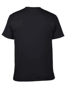 Dandy World T-Shirt For Boys And Girls, Fashion, Breathable, Moisture-Absorbing, Casual And Comfortable Top Street Casual Fashion Summer T-Shirt, Short Sleeve T-Shirt, The Best Gift For Boys And Girls - 黑色 - 查看 2