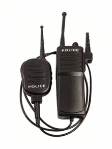 Hat Costume Set, Includes Cap, Badge, Pilot Badge, Walkie-Talkie, Suitable For Vacation, Party, Company Event, Festival Activities - White - View 10