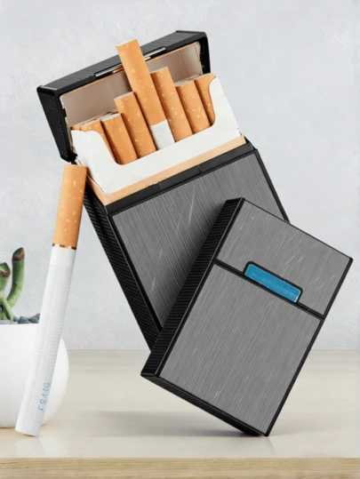 Compact Airtight Cigarette Case, Portable Crush-Proof Moisture-Proof Cigarette Case For Women, Cigarette Case For Men, Tobacco Box