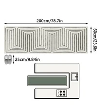 1 pieza Estilo Minimalista Moderno INS - Diseño de Patrón Geométrico de Línea Abstracta - Alfombra de Pasillo, Baño, Cocina, Entrada, Pasillo, Lado de la Cama, Sala de Estar, Dormitorio, Etc.) + Alfombra Suave Lavable para Todas las Estaciones, Decoración del Hogar - Multicolor - Ver 14