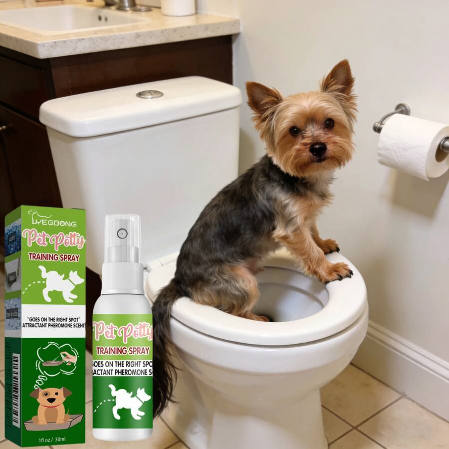 30ml Dog Potty Training Spray With Natural Oils - Puppy Housebreaking Helper, Stops Indoor Soiling, Encourages Consistent Bathroom Habits For Pet Owners,Gifts For Men And Women Suitable For Valentine's Day, New Year's Day, Birthdays, Weddings And Parties,Dog,Cat,Quick Ship Items,Free Shipping - 30ml - 查看 1