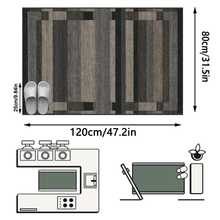 1 pieza Alfombra/Alfombra/Alfombra de área/Alfombra de baño/Felpudo/Alfombra de pasillo/Alfombra de pasillo, Estilo nórdico INS - Patrón geométrico a rayas minimalista moderno - Alfombra de pasillo larga para pasillo, baño, cocina, entrada, pasillo, mesita de noche, sala de estar, dormitorio, etc. + Alfombra lavable suave, decoración del hogar - Multicolor - Ver 14