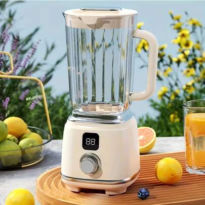 Liquidificador Triturador Compacto para suco com Led - suco e frutas Bivolt 600ml