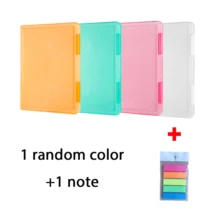 3pcs Set: Transparent Plastic File Box, Multi-Layer Portable Waterproof Storage Box, Suitable For Office, School And Home Use - Double-Sided File Storage With Themed Labels (Pink, Orange, Green, Blue), Storage And Decorative Box - Multicolor - View 22