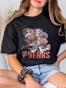 Vintage 00s Sudadera Sudadera Futbol Sudadera Sudadera Chaqueta Sombrero Crewneck Regalo Hombres Mujeres Ella él Camiseta - Negro - Ver 1