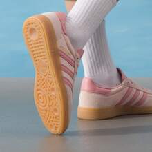 Adidas Originals HANDBALL SPEZIAL Comfortable And Versatile Sneakers, Unisex, Pink - Pink - View 4