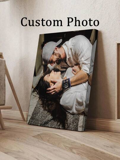 1pc Customizable Canvas Wall Art Poster, Ideal Home Decor Gift For Bedroom, Living Room, Hallway - Fashionable Room Decoration Suitable For Friends, Tea Room, Home, Garden, Office, Also Suitable For Anniversary, Valentine's Day, Mother's Day, Birthday, Father's Day, Graduation, Wedding, Housewarming, Home Life, Home Atmosphere, Collectibles, Reusable, Cute, High Quality