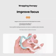 Tangle Official Genuine Twist Toy Cloud Series, Marble Series Stress Relief Toy, ADHD Focus Training Finger Toy - Multicolor - View 4