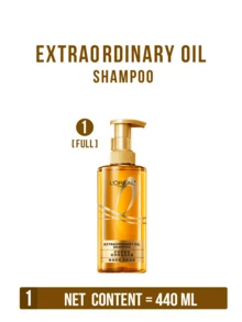 L’Oreal Paris 100/400毫升 非凡护发精油洗发露，滋养秀发，抚平毛躁，令秀发丝滑柔顺，富含精氨酸和黄金肽，滋养度提升98%，分叉减少72%，补充秀发自身营养成分，增加精氨酸含量，令头皮清爽洁净，持久柔顺，日常必备护发产品，带来SPA级护发体验 - 歐萊雅奇煥精油洗髮露 - 查看 12