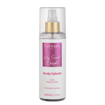Body Splash Fragrância My Sweet Delight Desodorante Colônia 200ml Barbours Beauty
