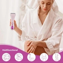 Women's Electric Shaver, Women's Electric Shaver, Bikini Trimmer With LCD Screen, Rechargeable Body Hair Trimmer, Suitable For Bikini Line, Underarms, Legs, Arms, And Pubic Area.Women's Electric Shaver - Multicolor - View 5
