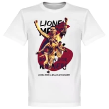 Messis 2019 Ballon D'Or Tee - White 2026 Summer Hot Men's T-Shirt Pure Cotton T-Shirt Street Y2K Fashion Sports T-Shirt - trắng - Xem 1