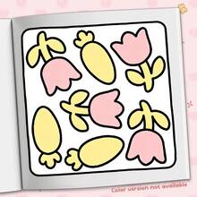 New 40-Page Happy Days Coloring Book, Includes Easter Moment Patterns, Adult Stress Relief Toy, Suitable For Graduation, Back To School Gifts, Beautiful Patterns, Clear Lines, Applicable To Stationery, School Supplies, Suitable For Gifting To Girls, Perfect Gift For Easter, Wedding Season, Mother's Day - View 7
