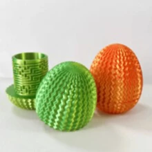 3D Printed Maze Dragon Egg Creative Puzzle Decompression Toy Figurine - Multicolor - View 5