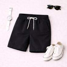 3 Summer Spring / Autumn Spring / Summer / Autumn Spring / Summer Spring Regular Fit Knot Pocket Drawstring Beach Going Out Night Weekend Casual Holiday Daily Birthday Photoshoot Christmas Valentine's Day Teacher's Day Father's Day Mother's Day Carnival Spring Picnic - BLACK PINK YELLOW - View 5