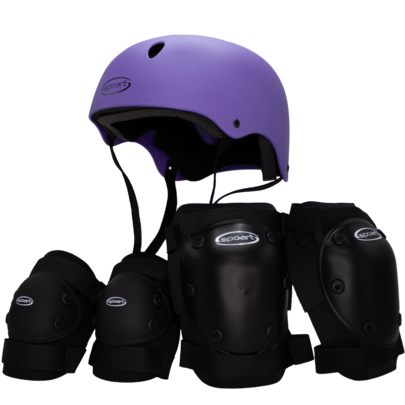 KIT S9 COMPLETO INFANTIL SKATE BIKE PATINS (CAPACETE/JOELHEIRA/COTOVELEIRA)
