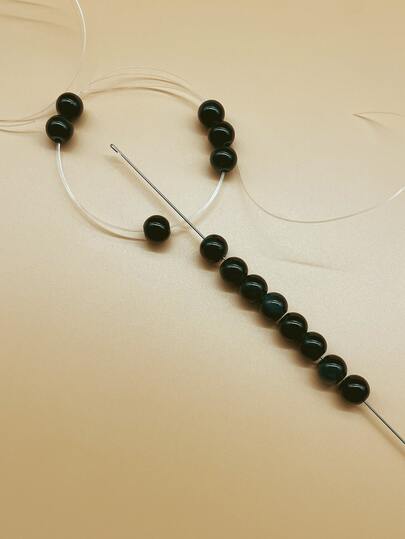 5pcs Crystal Crochet Hooks, 0.4mm/0.5mm/0.6mm/0.7mm/0.8mm/0.9mm Assorted Sizes, 26cm Length, Suitable For Crystal And Bead Necklace Jewelry Making, High Quality Delicate Beading Hooks - Ideal Choice For Precise Jewelry Crafting