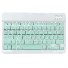 Teclado Bluetooth recargable ultra delgado, teclado inalámbrico portátil y compacto (150mAh), compatible con tabletas Galaxy Tab, teléfonos inteligentes Android Windows, teléfonos, iPad iOS, regalo de Navidad/Año Nuevo (2026) - Multicolor - Ver 16