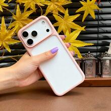 DECOPHONE 兼容苹果17寸保护壳、苹果16寸Pro磁吸手机壳、防震硬壳15寸Pro Max精准开孔磨砂质感手机壳、全包覆PC+TPU磁吸16寸新款15寸Pro Plus高端手机壳 - 粉色 - 查看 7