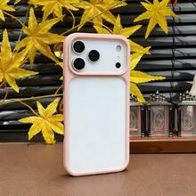 DECOPHONE 兼容苹果17寸保护壳、苹果16寸Pro磁吸手机壳、防震硬壳15寸Pro Max精准开孔磨砂质感手机壳、全包覆PC+TPU磁吸16寸新款15寸Pro Plus高端手机壳 - 粉色 - 查看 3