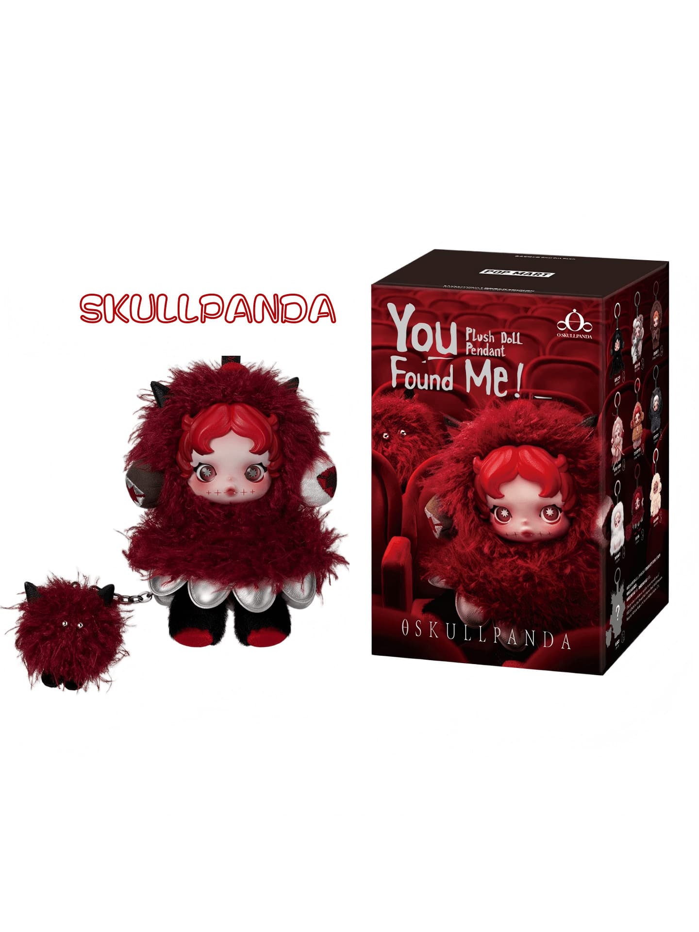 POP MART SKULLPANDA You Found Me! スカルパンダ シリーズ ぬいぐるみ