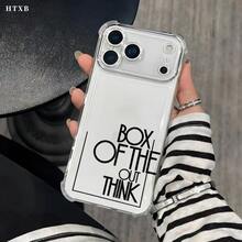 Esta funda negra con estampado de letras es compatible con varios modelos de teléfono, como OPPO Reno 16E/15/14/13/12/11/PRO/PLUS/PROMAX/MINI, S/A/M/NOTE, S/G/EDGE/E, Transition Spark/HANTOM/CAMON/INFINIX, Honor 400/PLAY/X/Y, OPPO Reno/A/F, OPPO Reno 14/Redmi/POCO/NOTE, etc. Transparente, sencilla, elegante y duradera, está hecha de TPU. Es ideal para celebraciones como San Valentín, Halloween y Navidad, y es ideal para uso personal o como regalo. - transparente - Ver 2