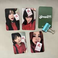 Set de 5 tarjetas fotográficas de grupo de chicas, tarjetas coleccionables de fans, impresión laminada brillante a doble cara - Multicolor - Ver 7