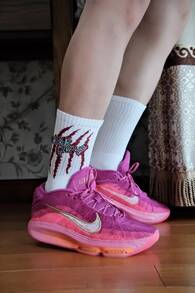 Nike Air Zoom GT Hustle 3 舒适轻便中帮篮球鞋,男女通用,粉紫色 - 粉紅紫色 - 查看 9