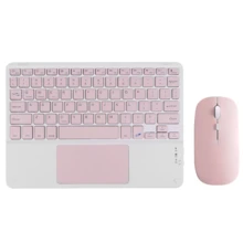 Slim Wireless Bluetooth Keyboard With Touchpad And Bluetooth Mouse, Rechargeable 10-Inch Portable Wireless Keyboard For IPad Tablets, IOS, Android And Windows Devices. Christmas/New Year Gift (2026) - Multicolor - View 17