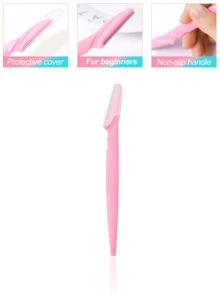 60/30/12/6/3/1件組 粉色眉毛修剪器、去角質刮毛器、身體除毛修剪器與臉部修容套組，女性眉形修整工具，適合日常使用或旅行，禮物首選，平價好物，旅行必備 - 粉色 - 查看 13