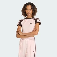Adidas SST  T-Shirt Women's Sandy Pink KD3796 - 杏色 - 查看 3