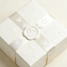 30pcs Heart-Shaped Wax Seals, Self-Adhesive Wax Seals For Wedding Party Invitations, Greeting Cards, Gift Packaging - White - Ivory White - View 6