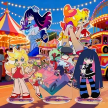 1个2026新款天使连裤袜动漫周边，高20厘米，彩色窗口CNC精密雕刻PET立牌，史迪奇玩具，旅行玩具，课堂减压玩具，迷你小物，洗澡玩具，圣诞文具，压力球，生日礼物，圣诞礼物，完美礼物 - 彩色 - 查看 3