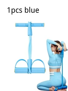 4 Pack Yoga Resistance Bands, Purple, Pink, Blue, Suitable For Home Workout - Stretchable Cords For Full Body Training, Abdominal Shaping, Rowing And Flexibility Exercises, Stackable Fitness Equipment, Suitable For Yoga And Toning, Figure 8, Yoga Ball, Pull-Up Assist, Thigh Trainer, Gym, Sweating, Pilates - Multicolor - View 21