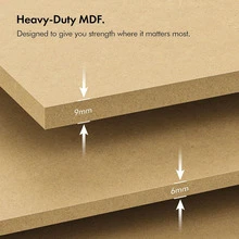 Heavy Duty Garage Workbench With Storage For General DIY Tasks - Metal Workshop Bench With 600kg Capacity - Boltless Work Benches For Workshops, Garage And Shed - Black - View 2