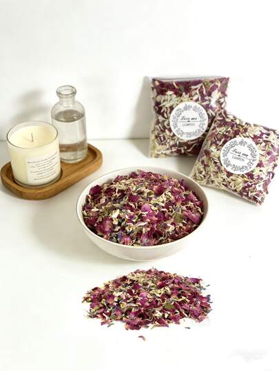 1pack Natural Wedding Confetti, Dried Rose Petals For Weddings, Rose Petal Confetti-Perfect For Weddings, Valentine's Day, Mother's Day, And Anniversaries. Can Also Be Used For DIY Spa Bath Salts, Soap Making, Candles, Resin Jewelry Crafts, Party Decorations, Wedding Farewell Ideas, Centerpieces, And Party Confetti.