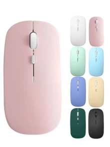 Ratón inalámbrico Bluetooth compatible con Surface Pro, ratón de ordenador inalámbrico Bluetooth para portátil, ratón pequeño y portátil para viajes, regalo de Navidad / regalo de Navidad / Año Nuevo 2026 - Multicolor - Ver 1