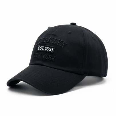 Boné Brooklyn New York Retro Basebol Aba Curva Masculino e Feminino Unissex Regulagem Fitão Ajustavel  Letra  Retrô  Beisebol    Casual  Rua    Algodão    Bordado    Boné  Todas
